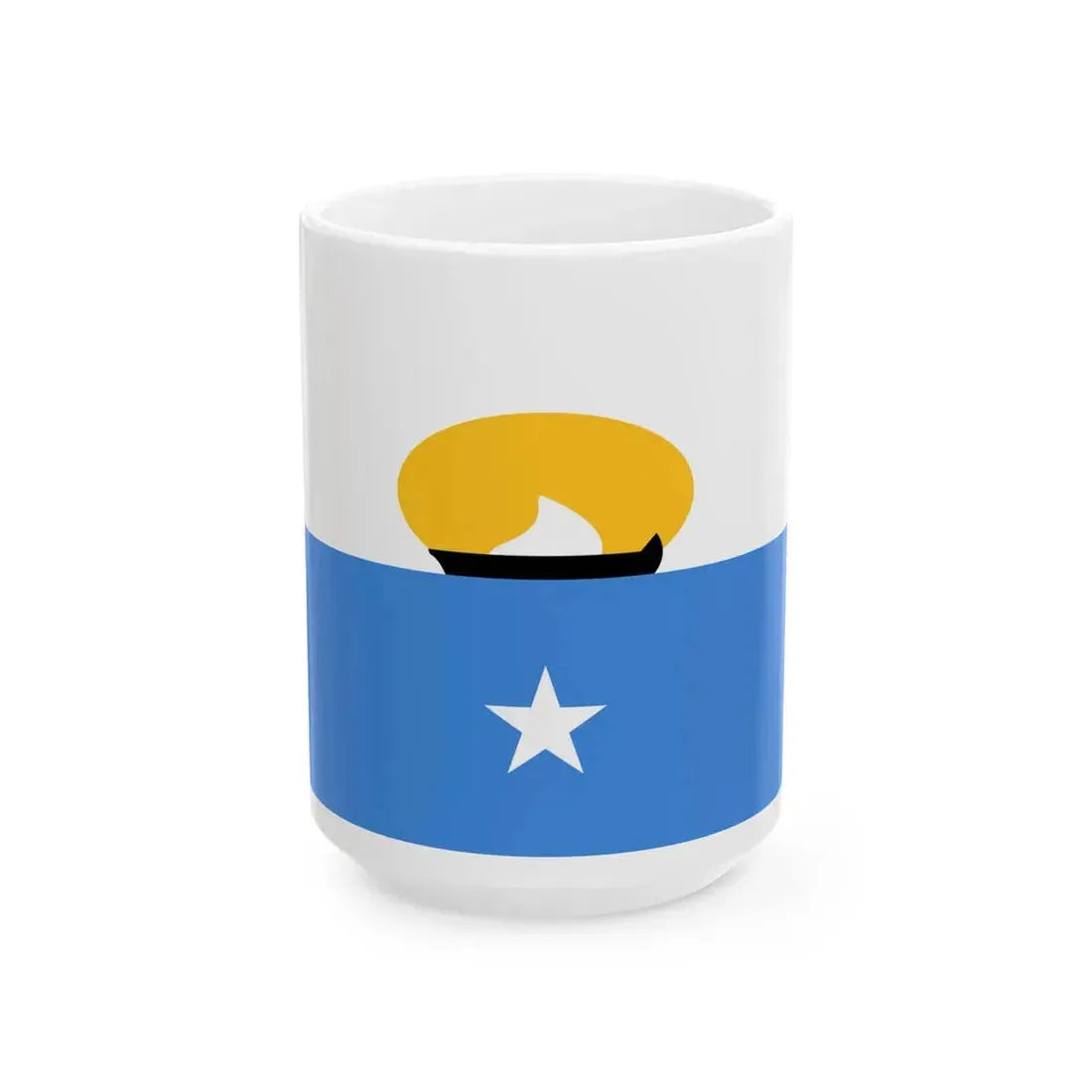 Flag of Maakhir (Mali) White Coffee Mug 15oz - Go Mug Yourself