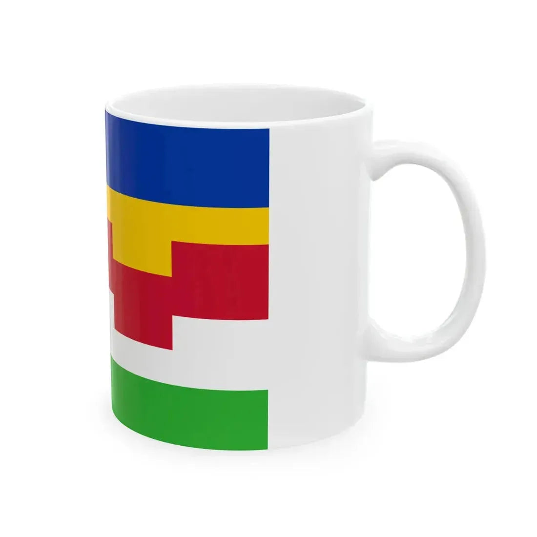Flag of Maasdriel (Netherlands) White Coffee Mug - Go Mug Yourself