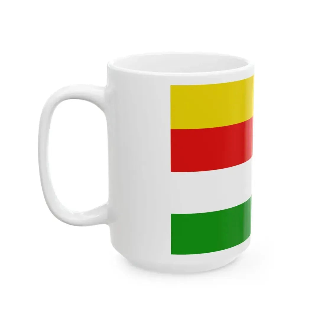 Flag of Maaseik (Belgium) White Coffee Mug - Go Mug Yourself