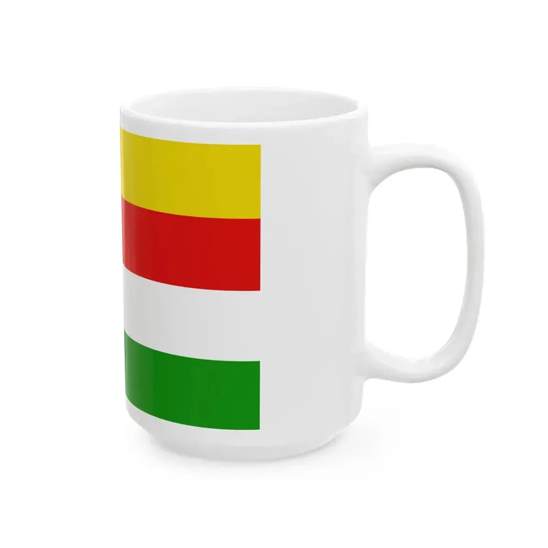 Flag of Maaseik (Belgium) White Coffee Mug - Go Mug Yourself