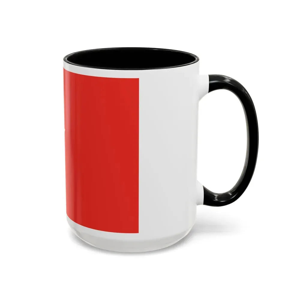 Flag of Maastricht the capital of the province of Limburg Netherlands - Accent Coffee Mug - Go Mug Yourself