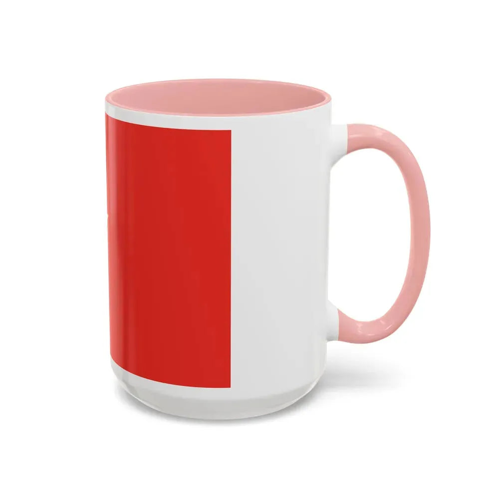Flag of Maastricht the capital of the province of Limburg Netherlands - Accent Coffee Mug - Go Mug Yourself