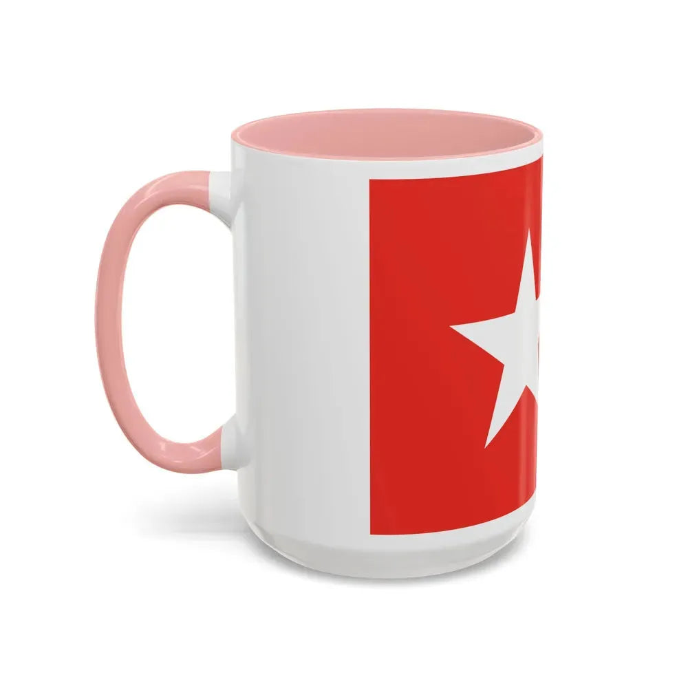 Flag of Maastricht the capital of the province of Limburg Netherlands - Accent Coffee Mug - Go Mug Yourself