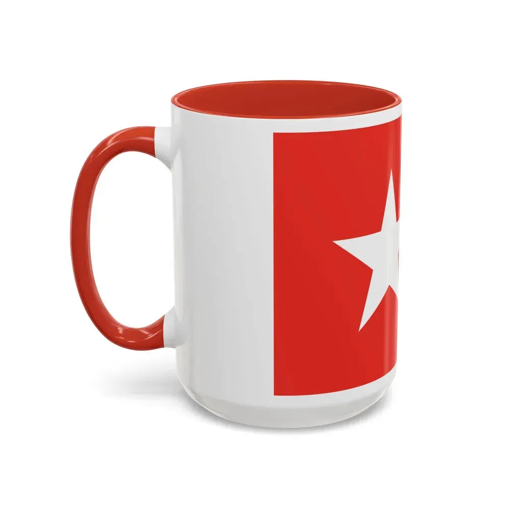 Flag of Maastricht the capital of the province of Limburg Netherlands - Accent Coffee Mug - Go Mug Yourself