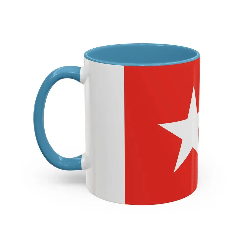 Flag of Maastricht the capital of the province of Limburg Netherlands - Accent Coffee Mug - Go Mug Yourself