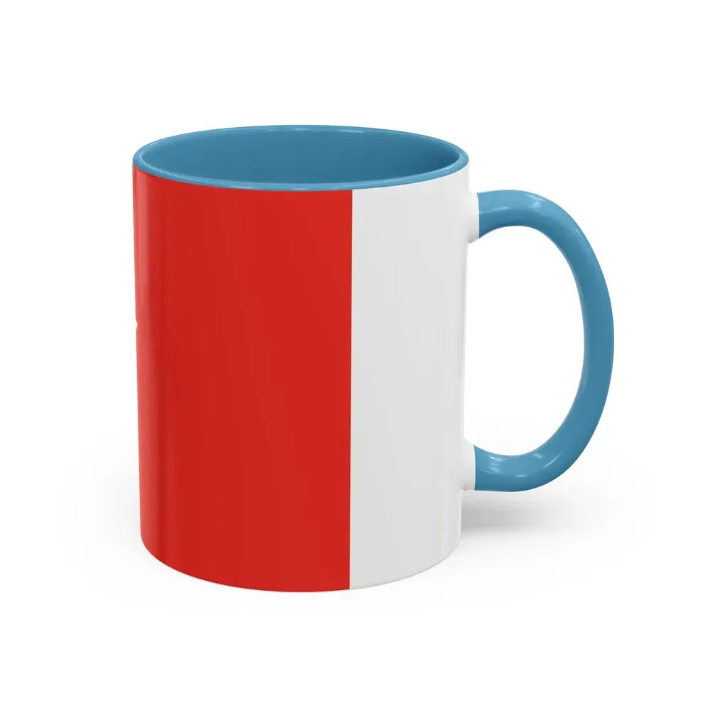 Flag of Maastricht the capital of the province of Limburg Netherlands - Accent Coffee Mug - Go Mug Yourself