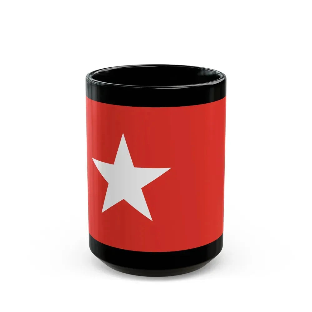 Flag of Maastricht the capital of the province of Limburg Netherlands - Black Coffee Mug 15oz - Go Mug Yourself