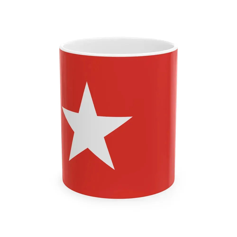Flag of Maastricht the capital of the province of Limburg Netherlands - White Coffee Mug 11oz - Go Mug Yourself