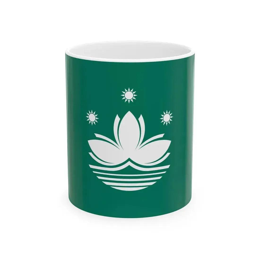 Flag of Macau Special Administrative Region of the Republic of China (China) White Coffee Mug 11oz - Go Mug Yourself