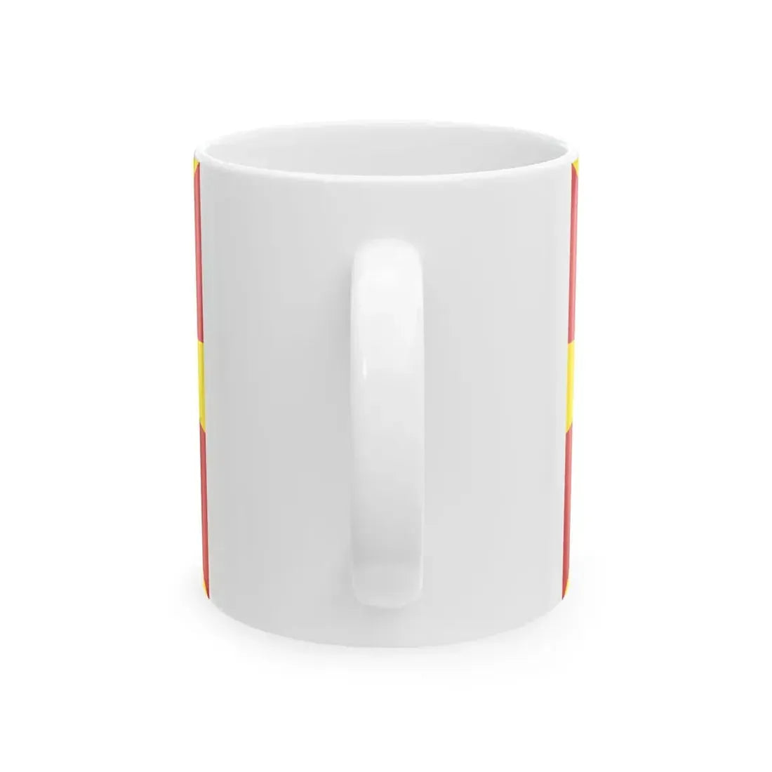 Flag of Macedonia - initial design (North Macedonia) White Coffee Mug - Go Mug Yourself