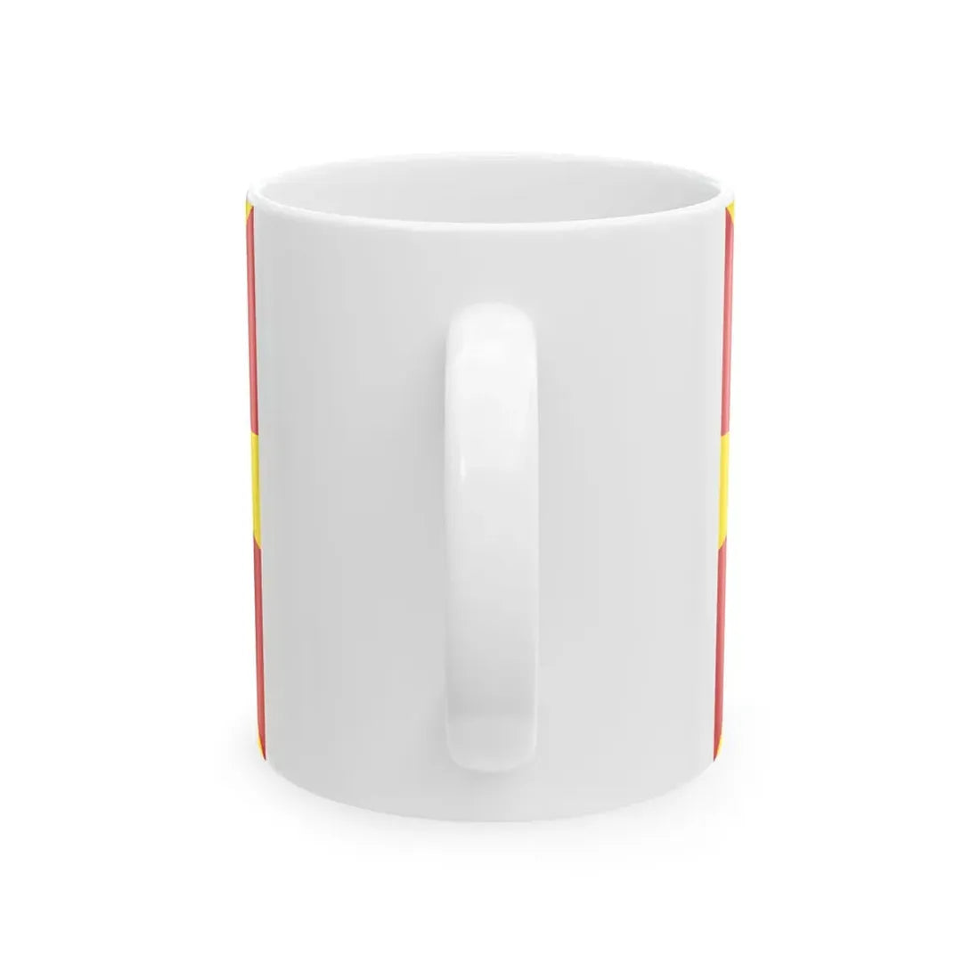 Flag of Macedonia - initial design (North Macedonia) White Coffee Mug - Go Mug Yourself