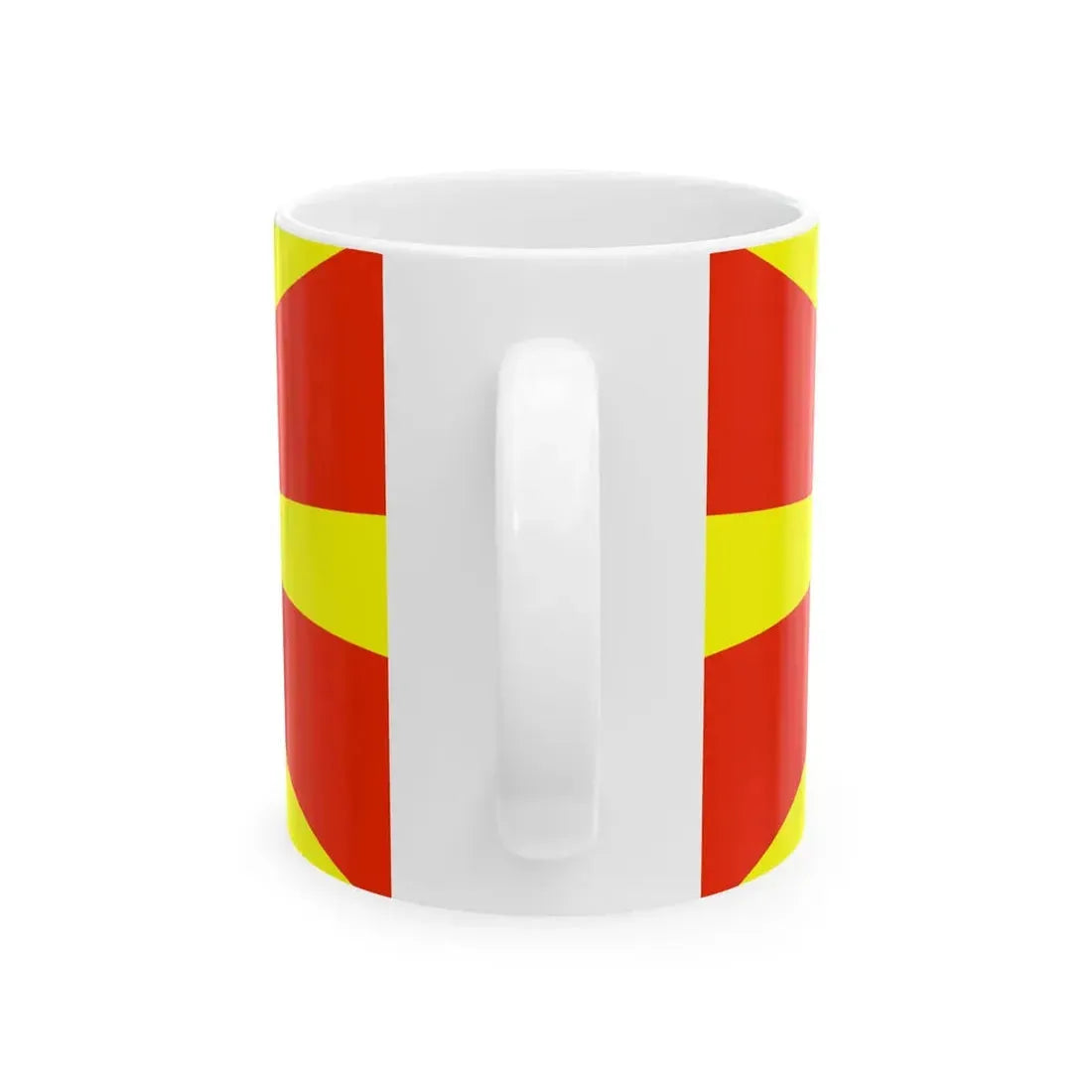Flag of Macedonia WFB 2000 (North Macedonia) White Coffee Mug - Go Mug Yourself