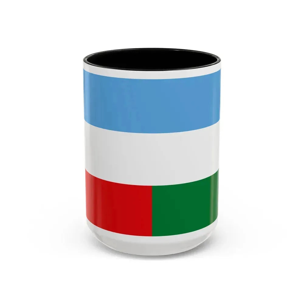 Flag of Machala Ecuador - Accent Coffee Mug 15oz Black - Go Mug Yourself