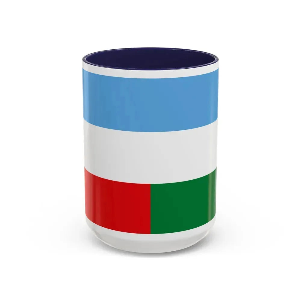 Flag of Machala Ecuador - Accent Coffee Mug 15oz Navy - Go Mug Yourself