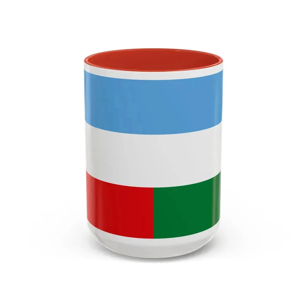 Flag of Machala Ecuador - Accent Coffee Mug 15oz Red - Go Mug Yourself