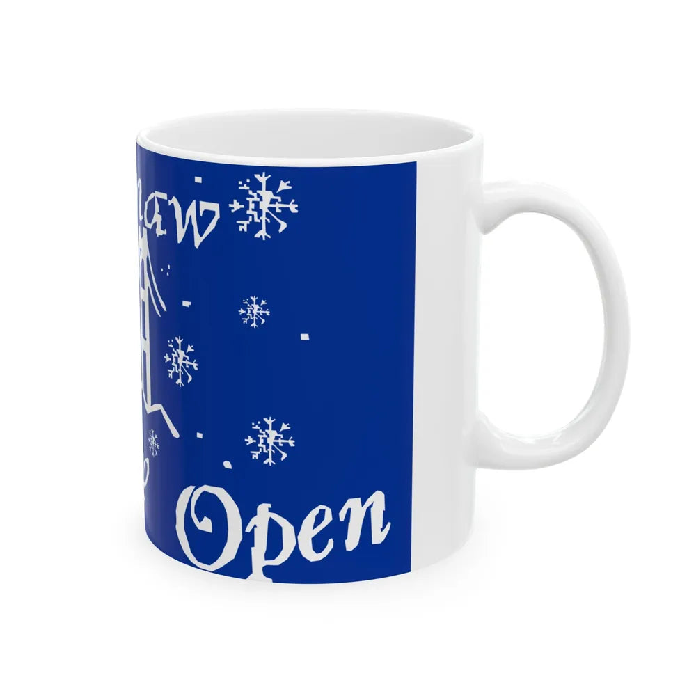 Flag of Mackinaw City Michigan (United States) White Coffee Mug - Go Mug Yourself