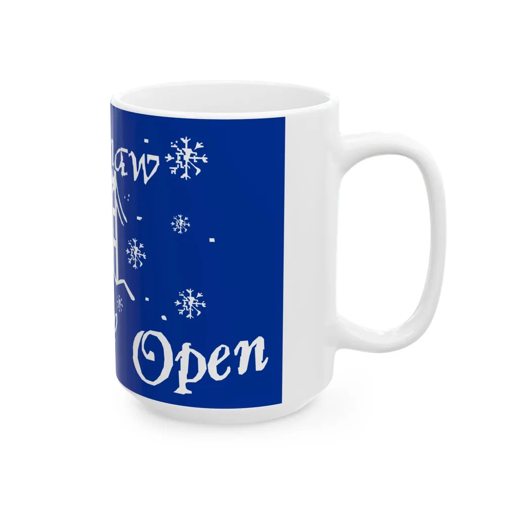 Flag of Mackinaw City Michigan (United States) White Coffee Mug - Go Mug Yourself
