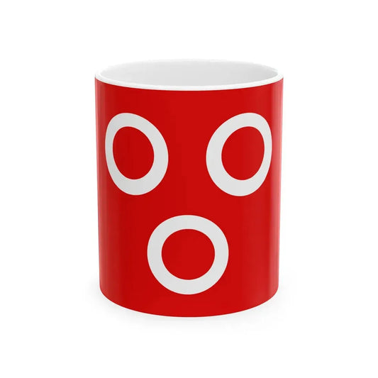 Flag of Macon alt (France) White Coffee Mug 11oz - Go Mug Yourself