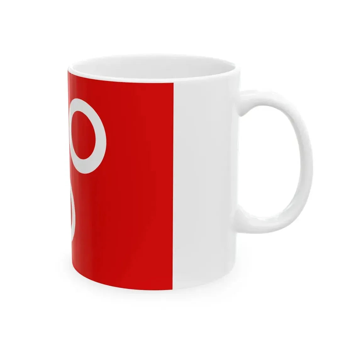 Flag of Macon alt (France) White Coffee Mug - Go Mug Yourself
