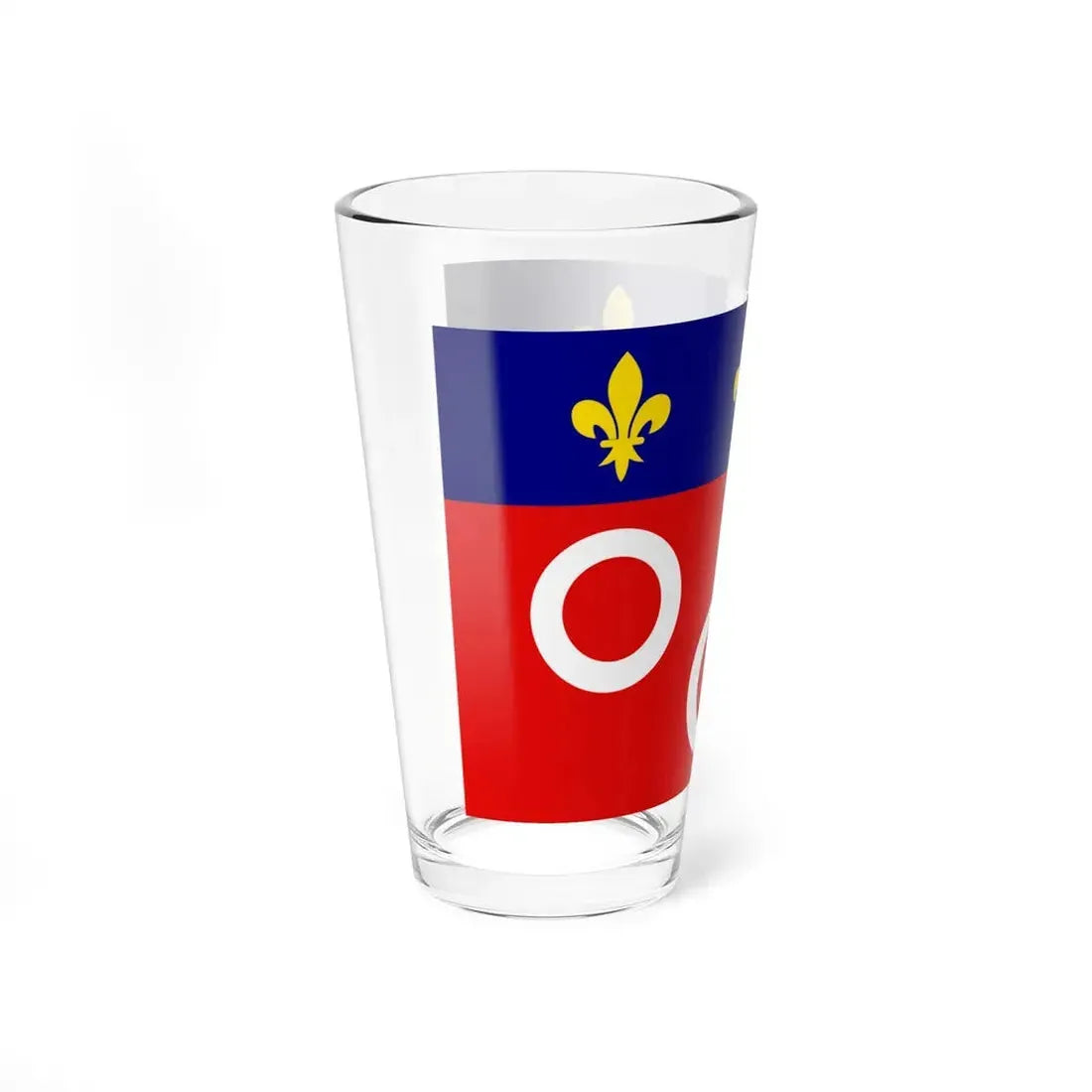 Flag of Macon (France) Pint Glass 16oz - Go Mug Yourself