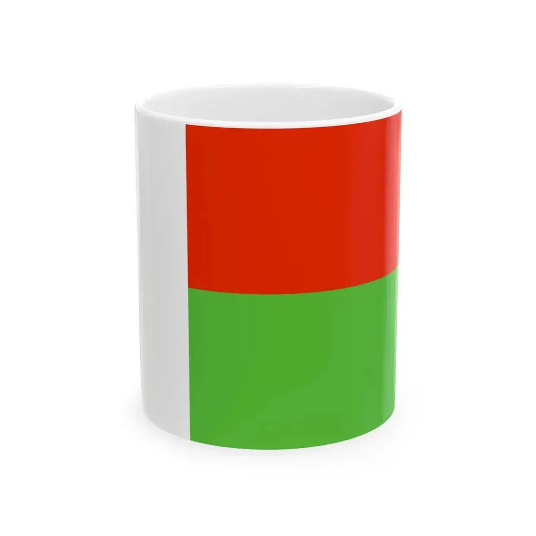 Flag of Madagascar WFB 2000 (Madagascar) White Coffee Mug 11oz - Go Mug Yourself
