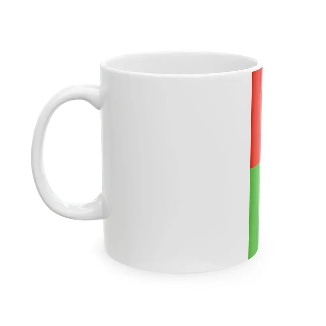 Flag of Madagascar WFB 2000 (Madagascar) White Coffee Mug - Go Mug Yourself