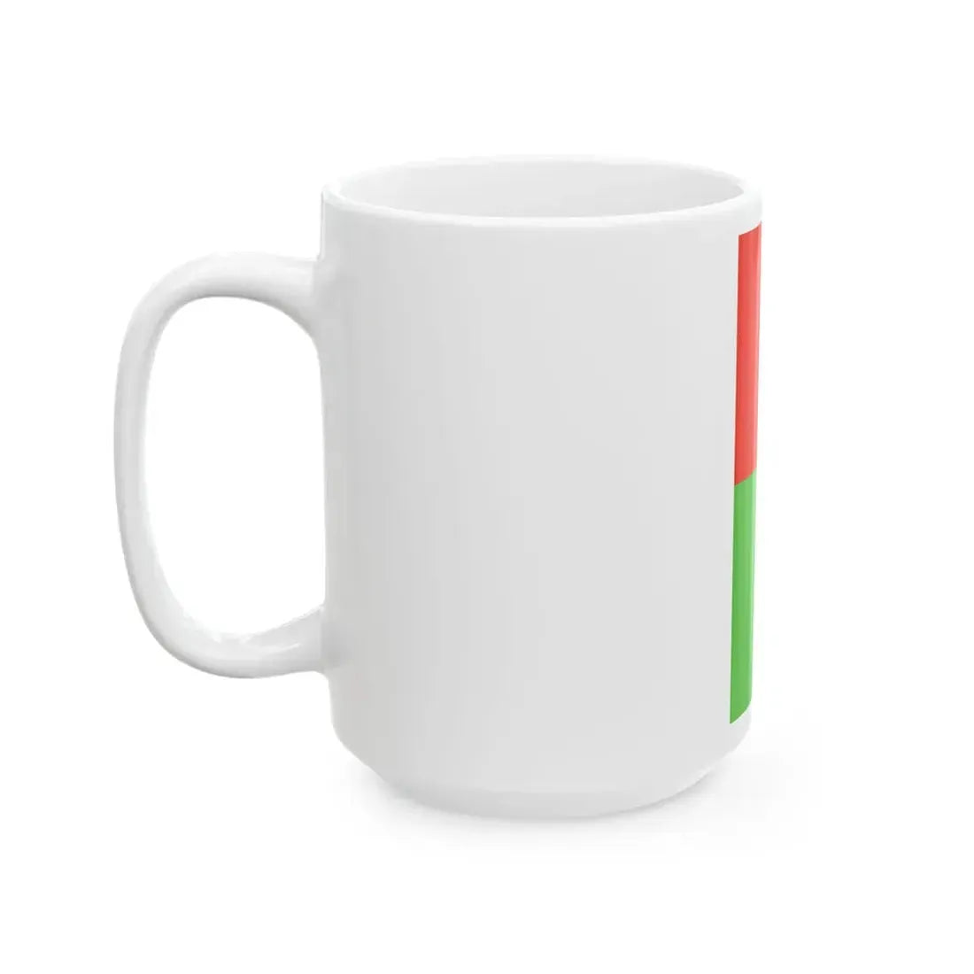 Flag of Madagascar WFB 2000 (Madagascar) White Coffee Mug - Go Mug Yourself