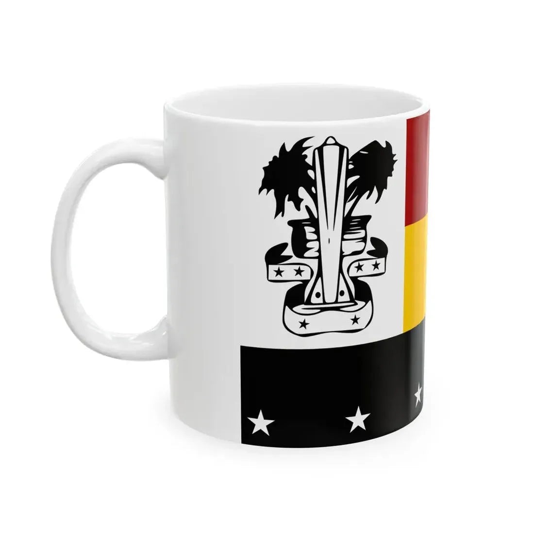 Flag of Madang (Guinea) White Coffee Mug - Go Mug Yourself
