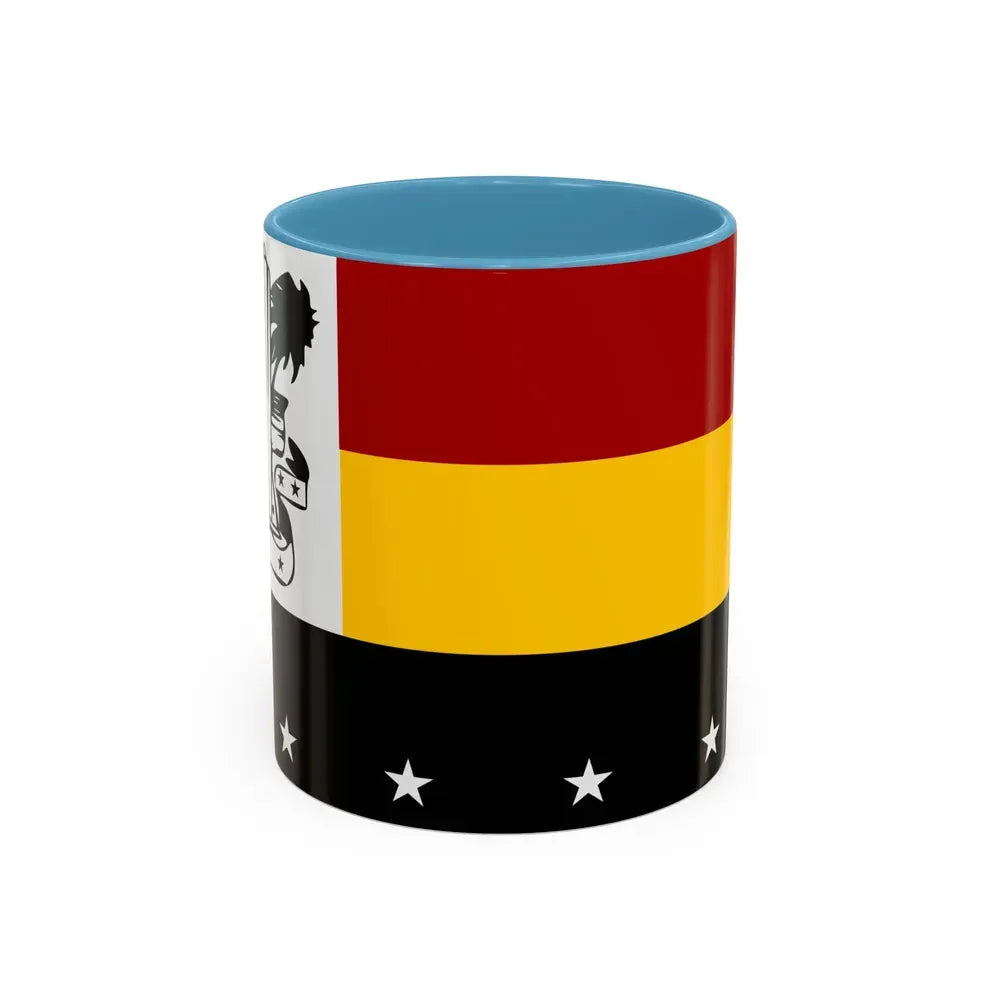 Flag of Madang Papa New Guinea - Accent Coffee Mug 11oz Light Blue - Go Mug Yourself