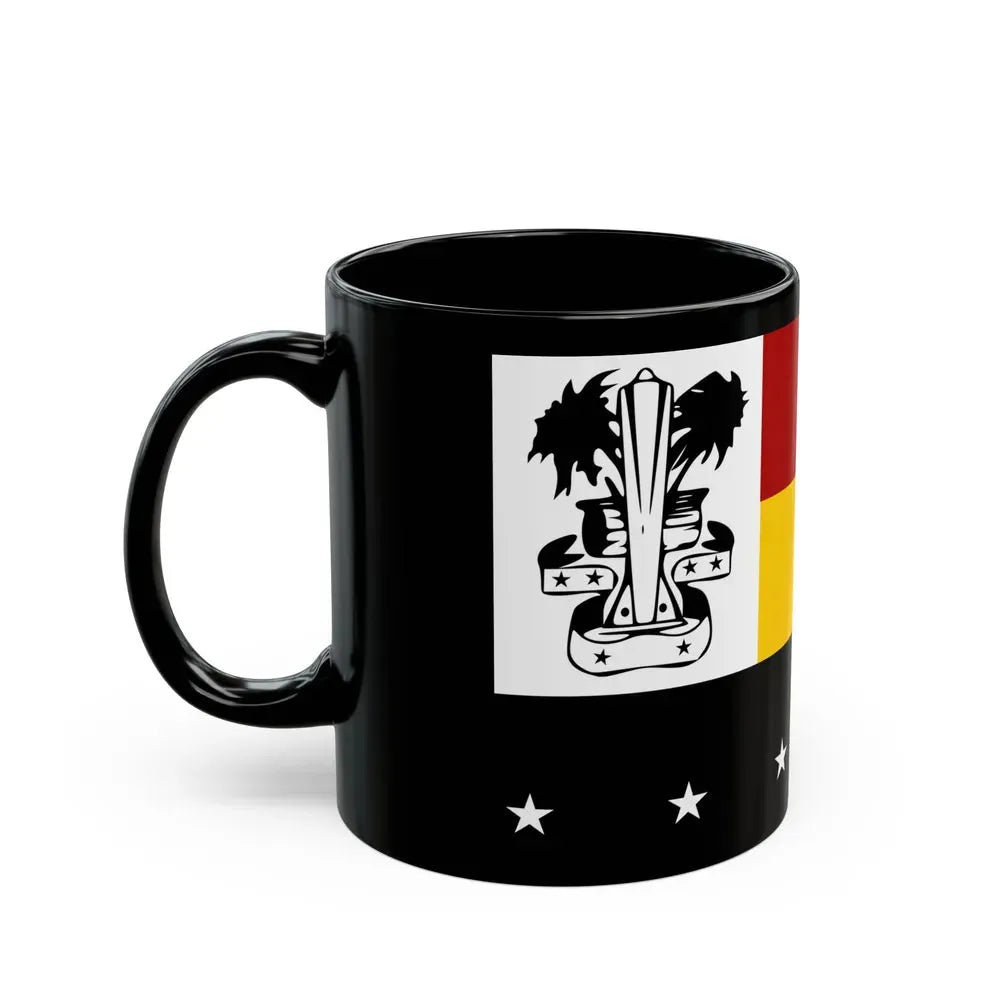 Flag of Madang Papa New Guinea - Black Coffee Mug - Go Mug Yourself