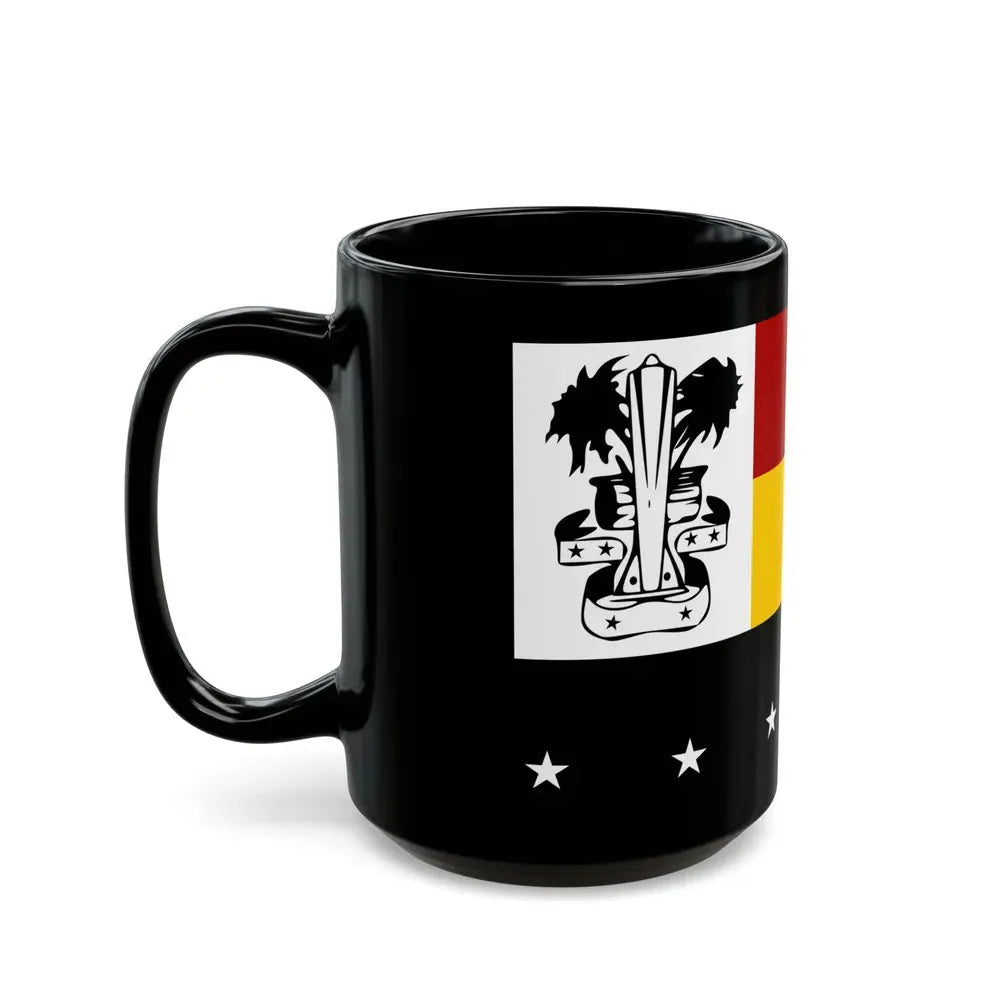 Flag of Madang Papa New Guinea - Black Coffee Mug - Go Mug Yourself