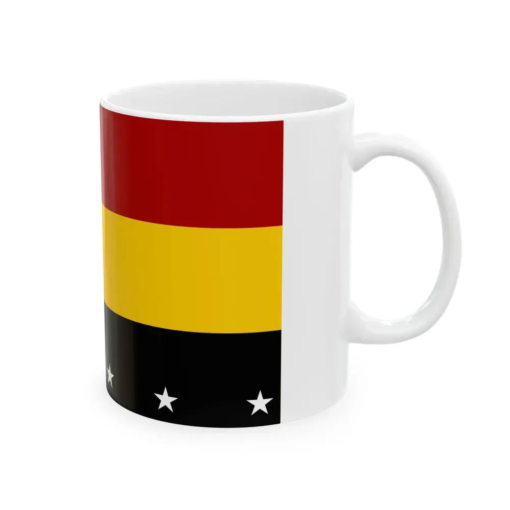 Flag of Madang Papa New Guinea - White Coffee Mug - Go Mug Yourself