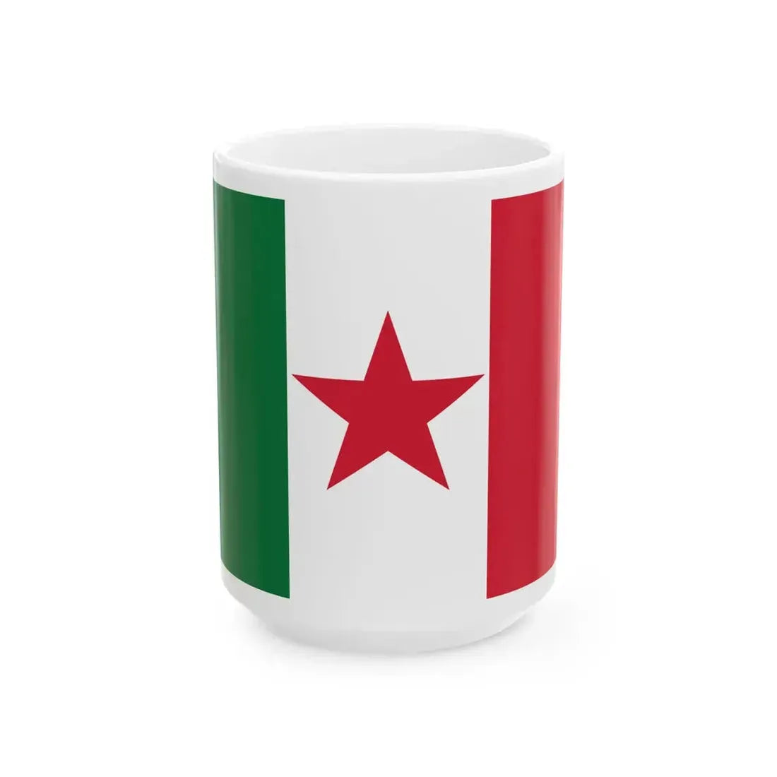 Flag of Madhesi Jana Adhikar Forum (Nepal) White Coffee Mug 15oz - Go Mug Yourself