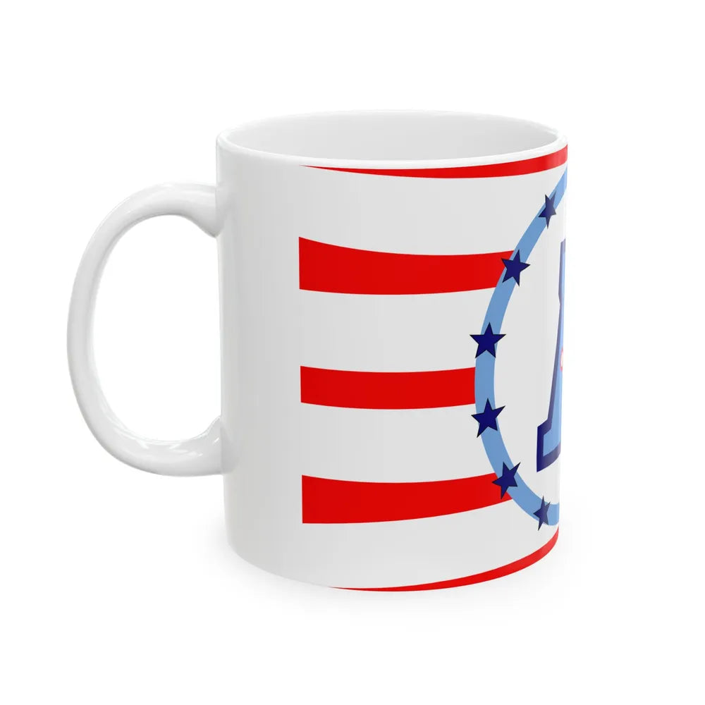 Flag of Madison County Ohio (United States) White Coffee Mug - Go Mug Yourself