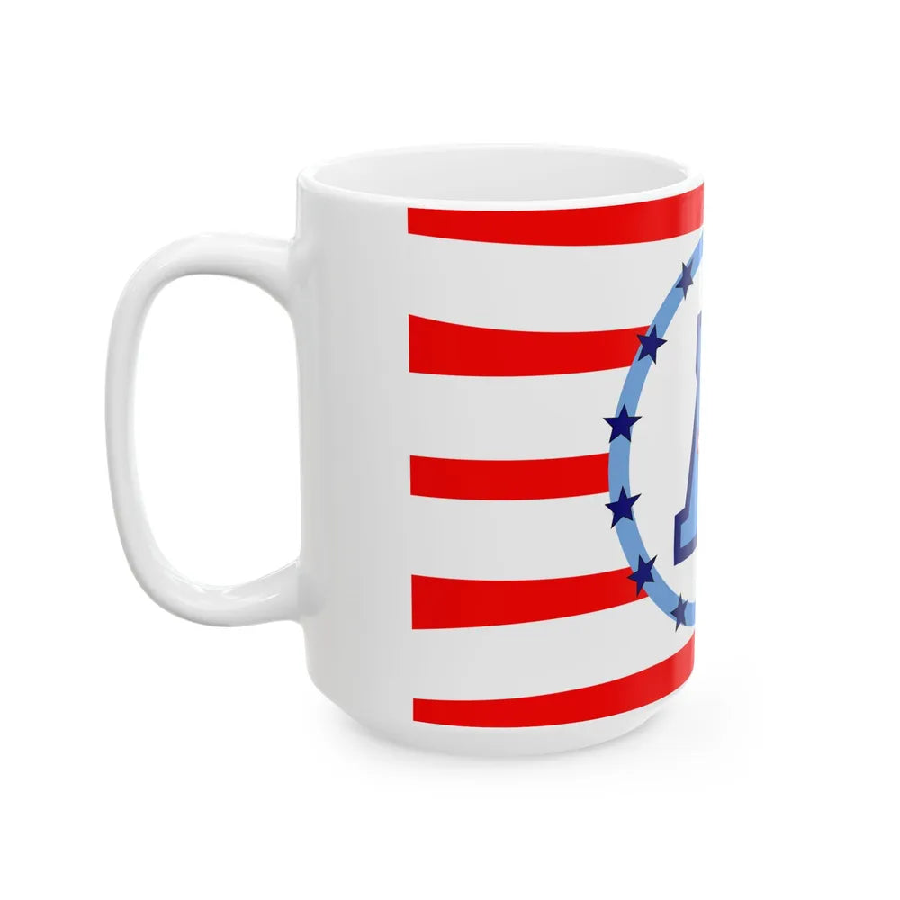 Flag of Madison County Ohio (United States) White Coffee Mug - Go Mug Yourself
