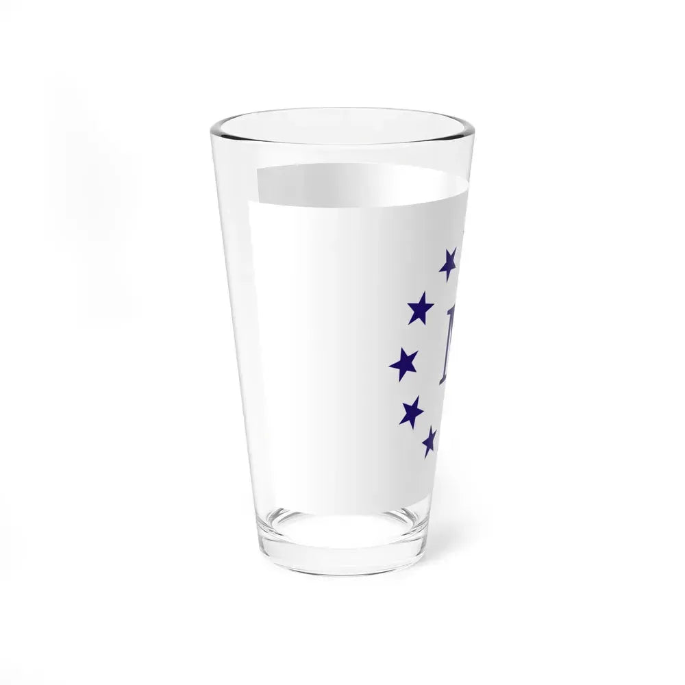 Flag of Madrid, Iowa - Pint Glass 16oz - Go Mug Yourself