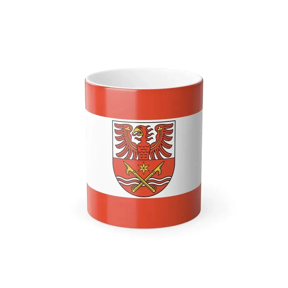 Flag of Maerkisch Oderland Germany - Color Changing Coffee Mug 11oz - Go Mug Yourself
