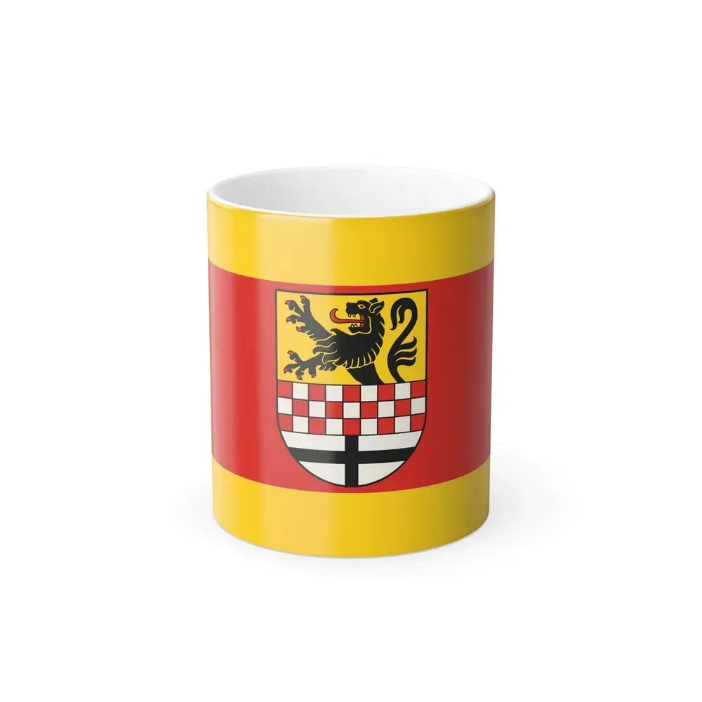 Flag of Maerkischer Germany - Color Changing Coffee Mug 11oz - Go Mug Yourself