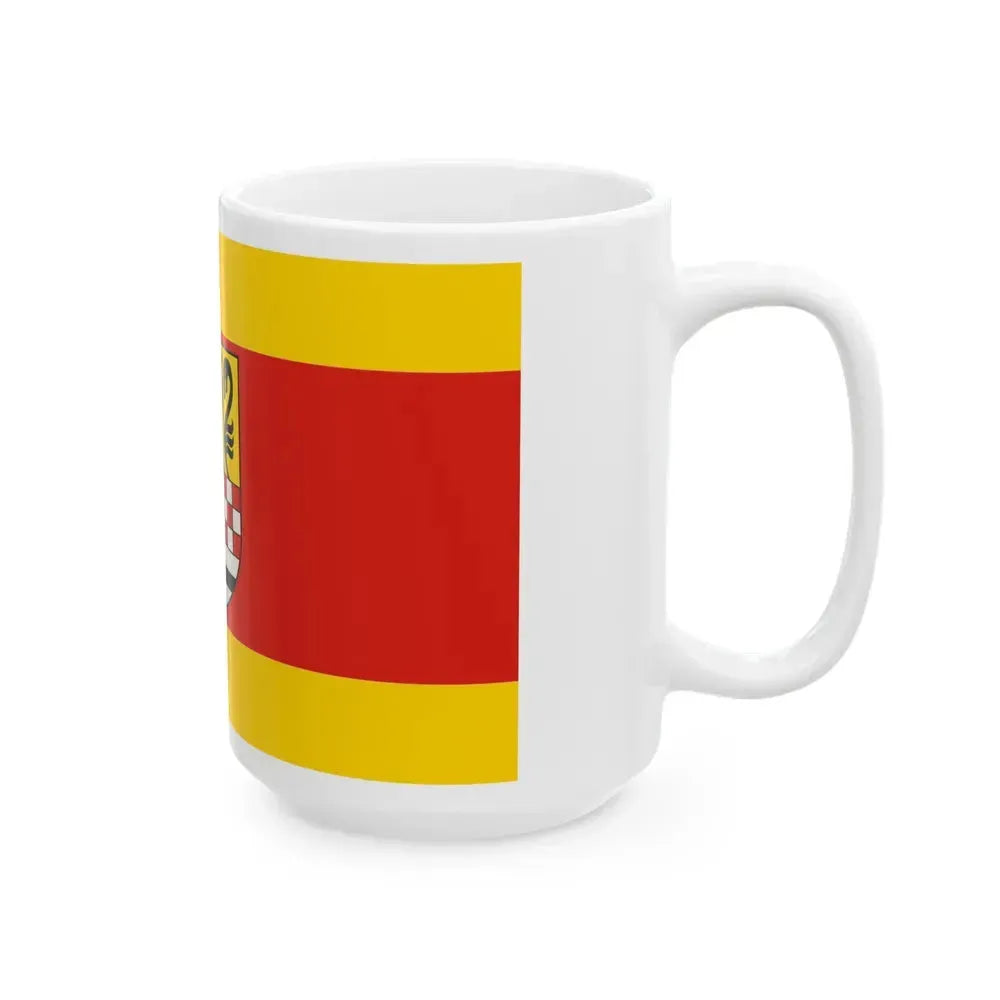 Flag of Maerkischer Germany - White Coffee Mug - Go Mug Yourself