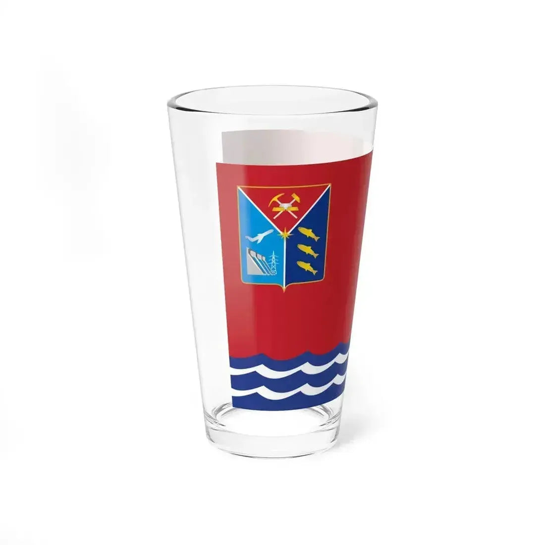 Flag of Magadan Oblast Russia - Pint Glass 16oz - Go Mug Yourself