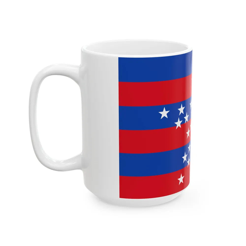 Flag of Magdalena (Colombia) White Coffee Mug - Go Mug Yourself
