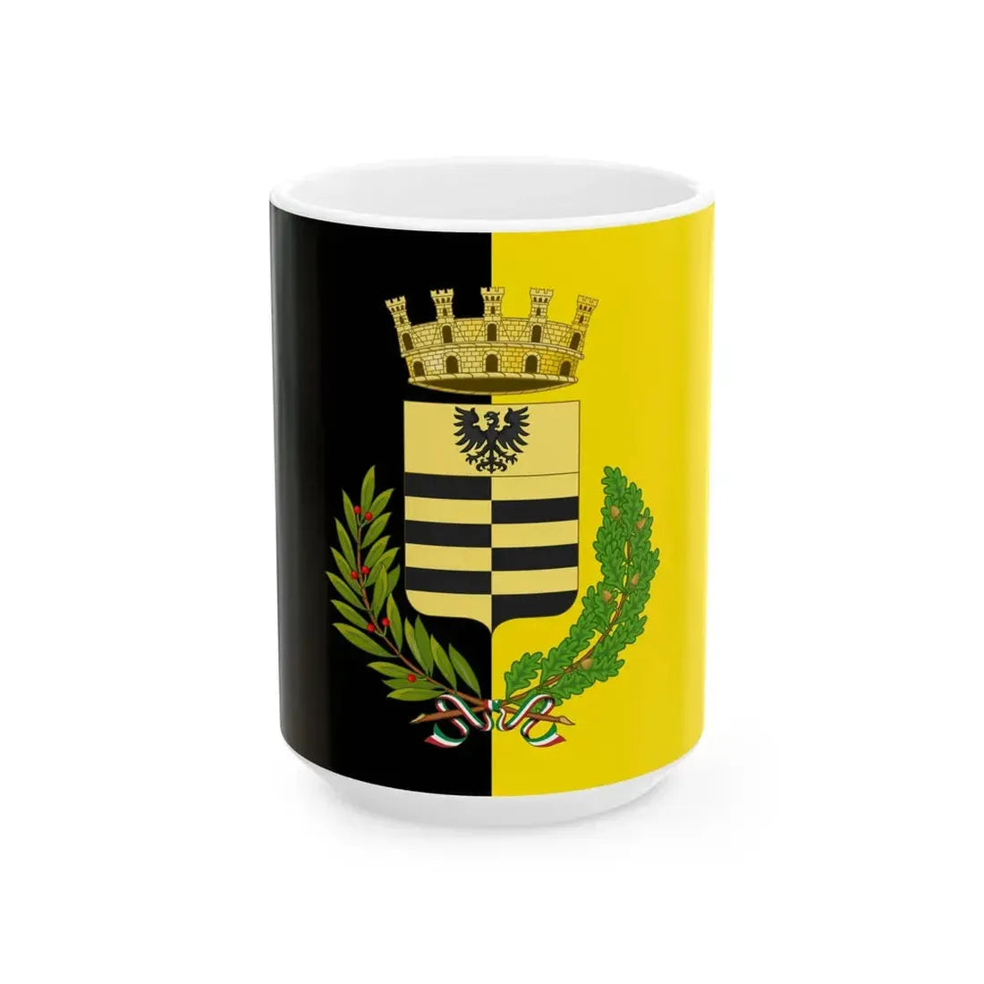 Flag of Magenta (Italy) White Coffee Mug 15oz - Go Mug Yourself