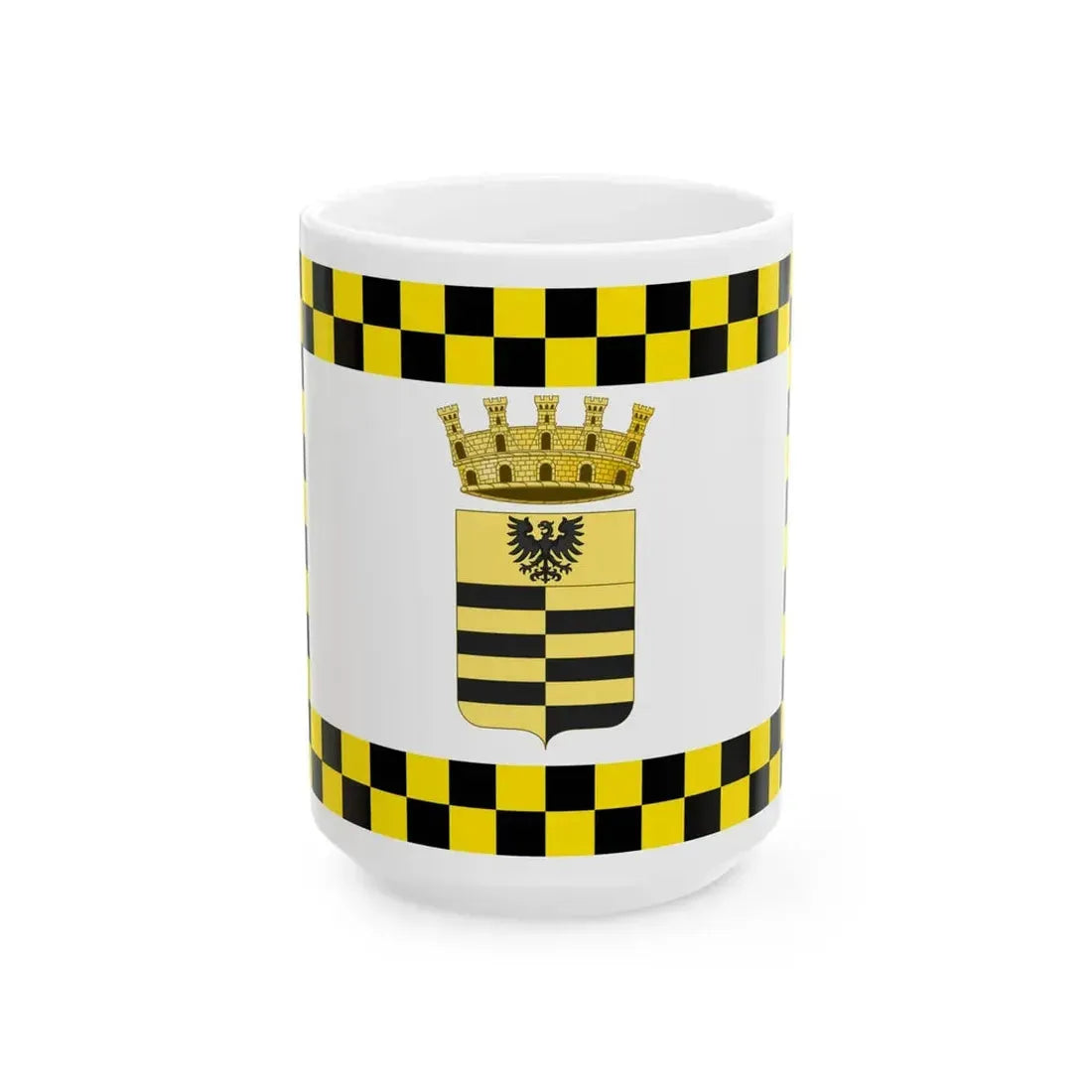 Flag of Magenta Until 1970 circa (Italy) White Coffee Mug 15oz - Go Mug Yourself