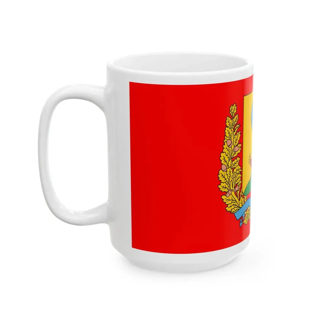 Flag of Mahilyow Voblast (Belarus) White Coffee Mug - Go Mug Yourself