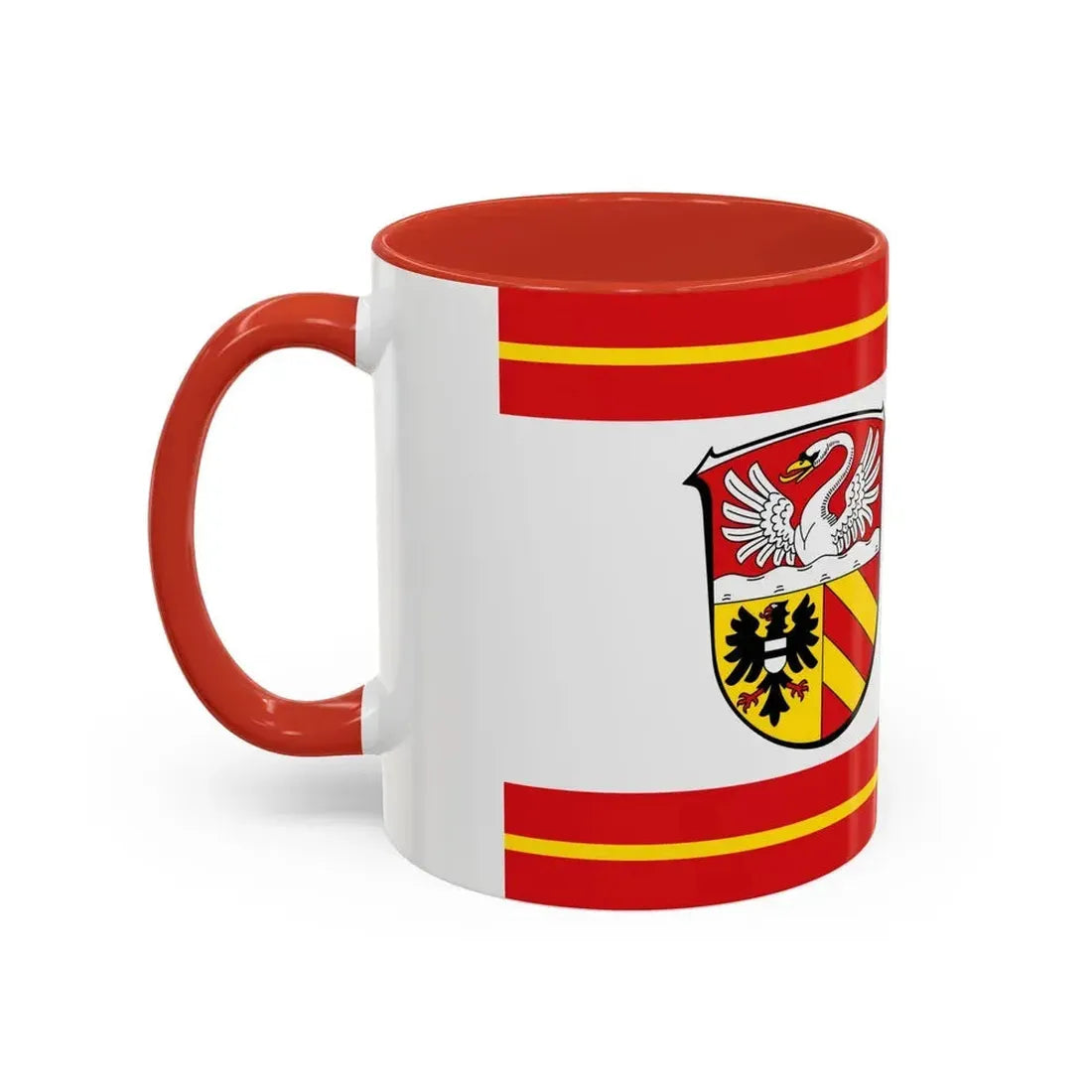 Flag of Main Kinzig Kreis Germany - Accent Coffee Mug - Go Mug Yourself