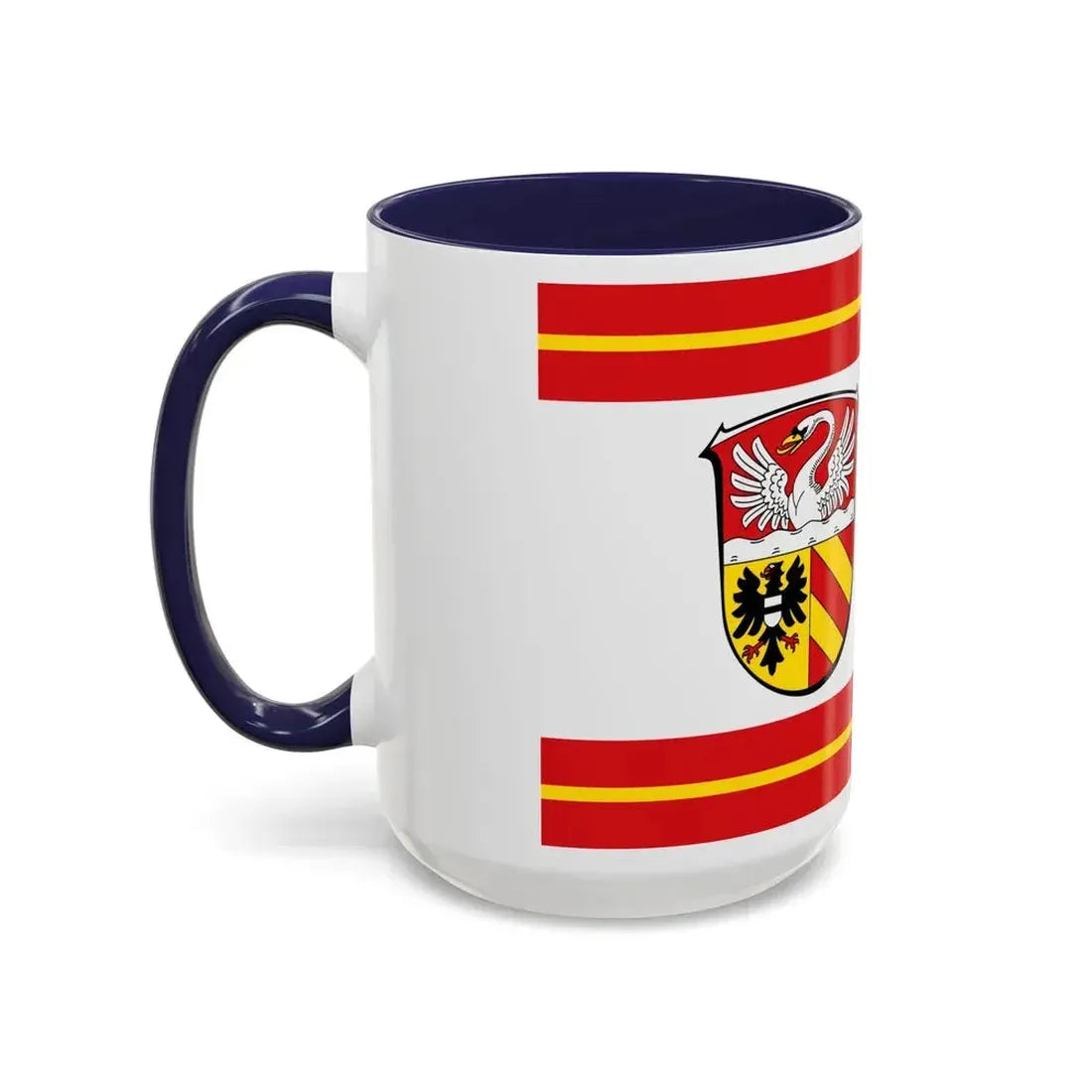 Flag of Main Kinzig Kreis Germany - Accent Coffee Mug - Go Mug Yourself