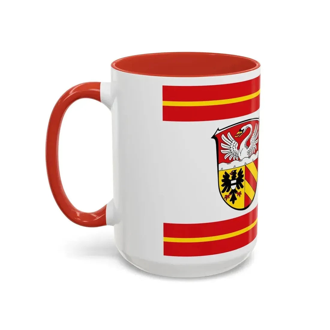 Flag of Main Kinzig Kreis Germany - Accent Coffee Mug - Go Mug Yourself