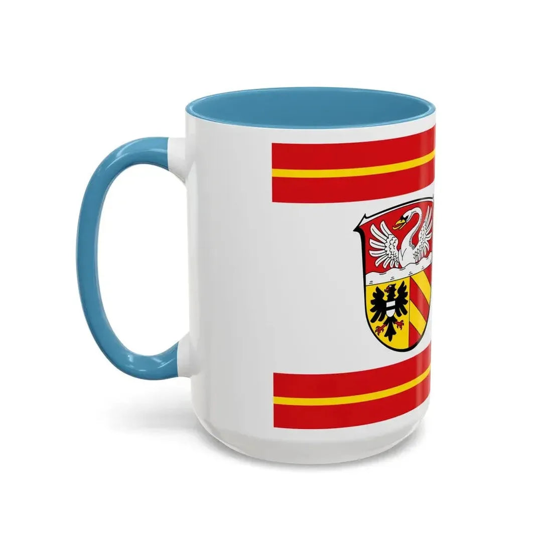 Flag of Main Kinzig Kreis Germany - Accent Coffee Mug - Go Mug Yourself