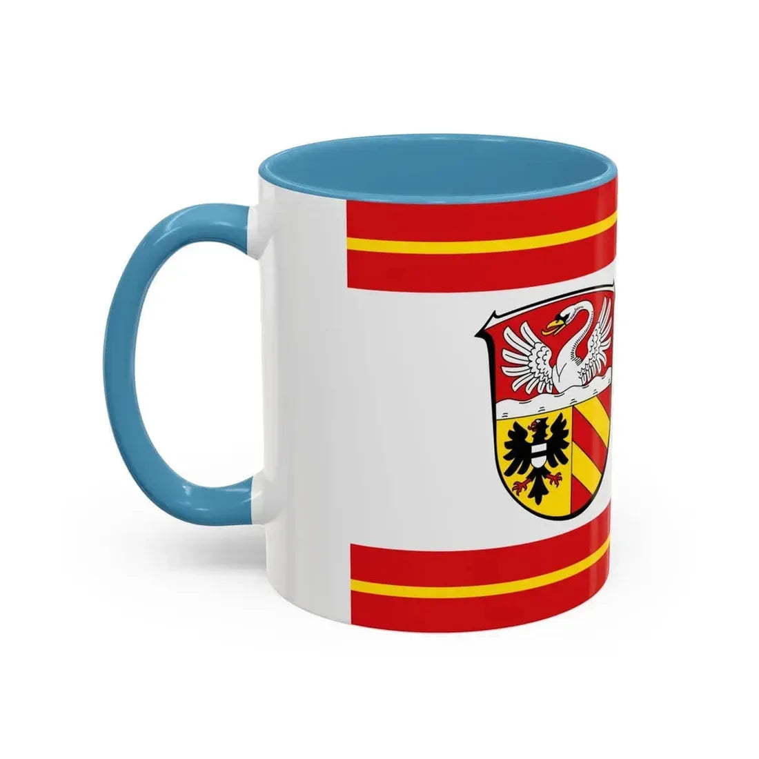 Flag of Main Kinzig Kreis Germany - Accent Coffee Mug - Go Mug Yourself