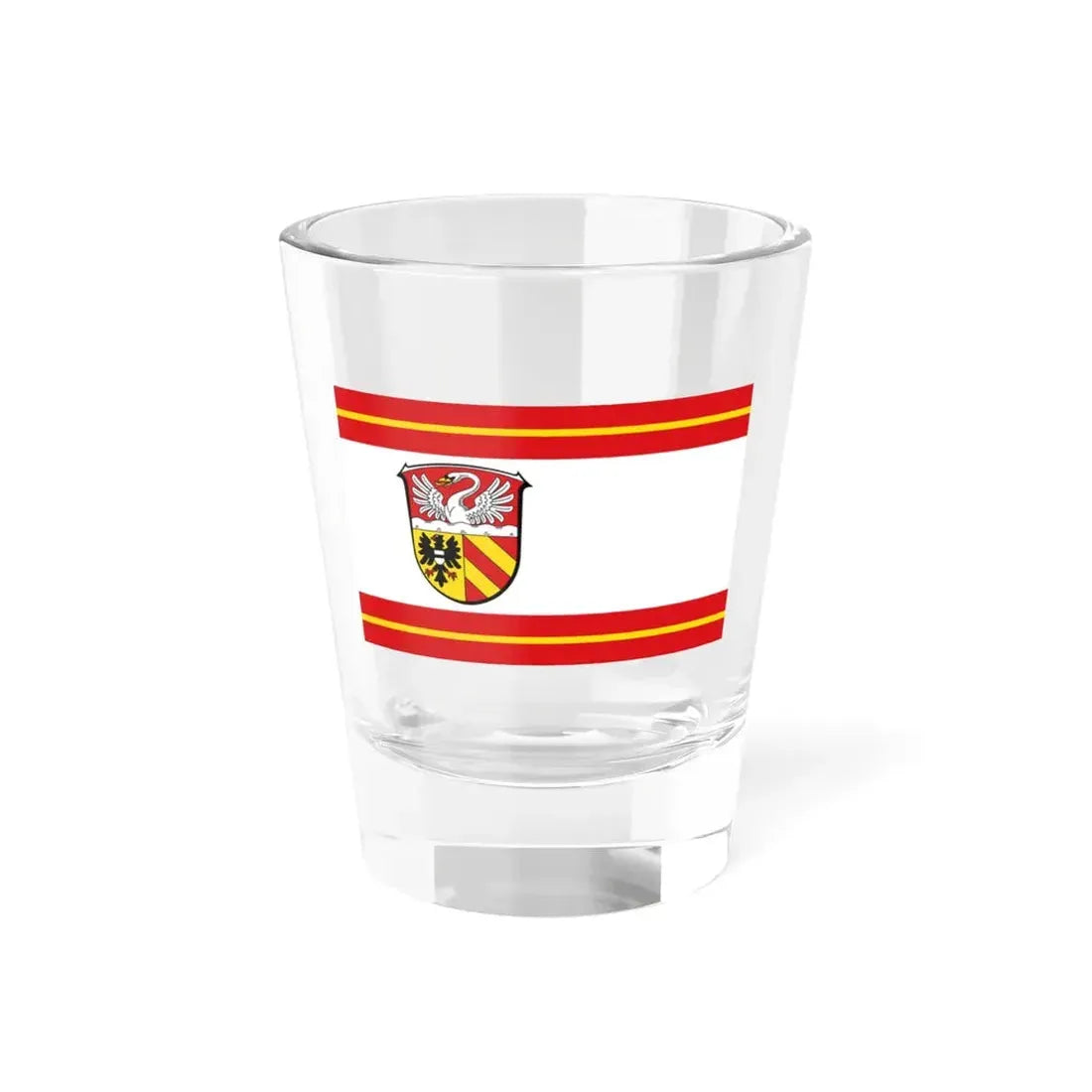 Flag of Main Kinzig Kreis Germany - Shot Glass 1.5oz 1.5oz - Go Mug Yourself